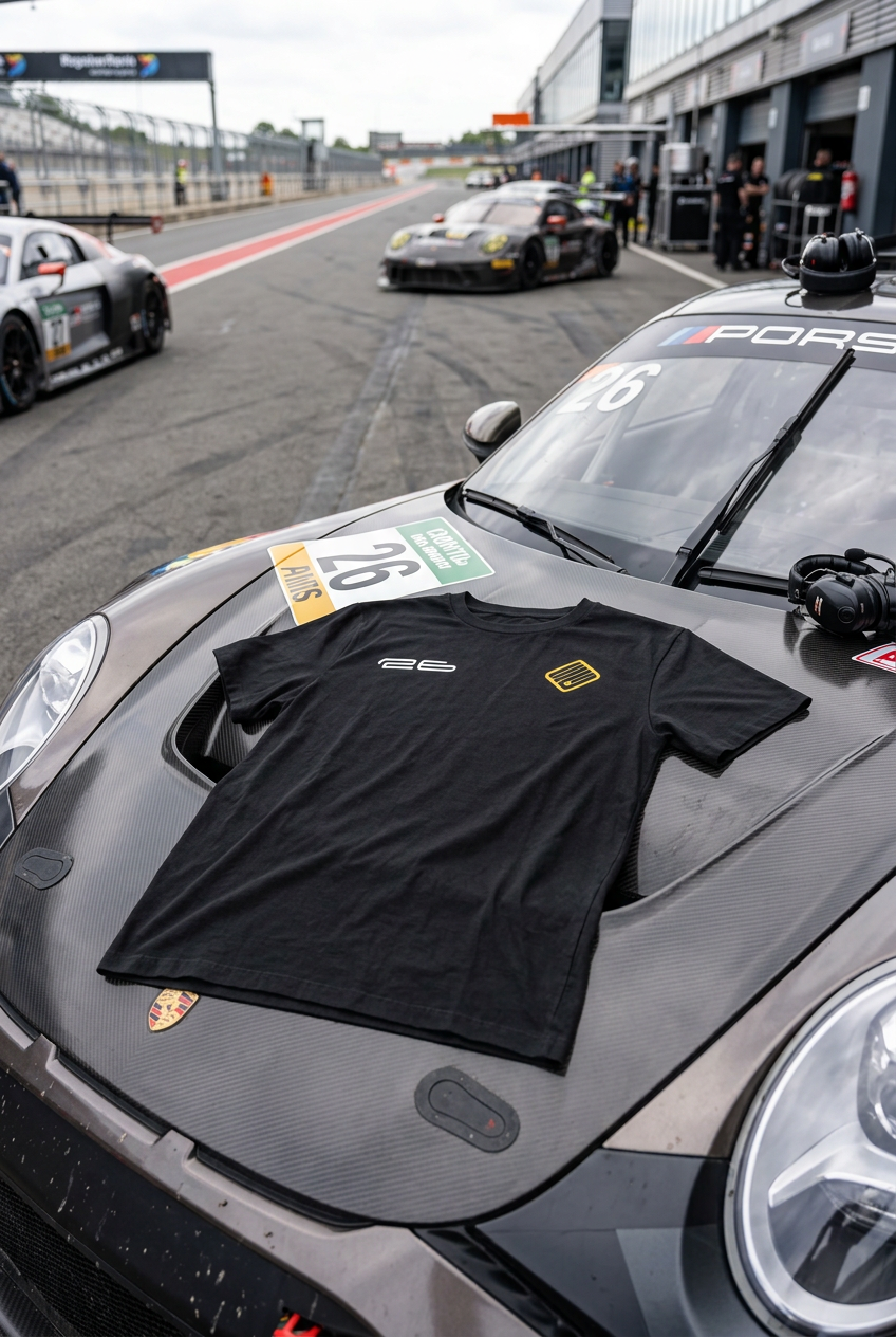 SIMGASM Racing Team 26 T-Shirt - sim racing setup