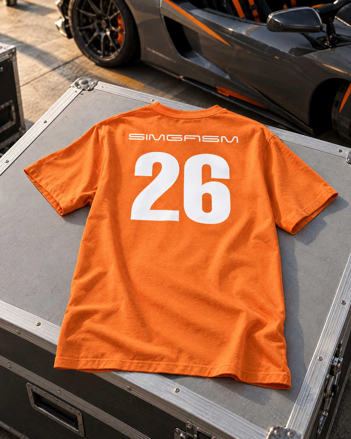 SIMGASM Total SIMGASM 26 T-Shirt - car and paddock setting